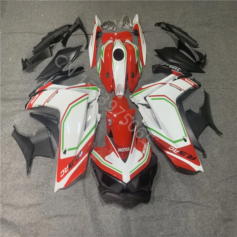 Red white black motorcycle Fairing kit fit  for YAMAHAYZFR3 2019-2021  YZFR3 2019 2020 2021 Injection molding Fairing