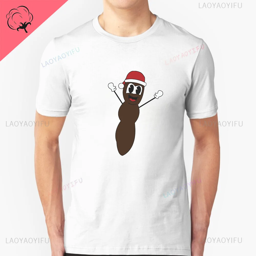 Mr. Hankey Christmas poo funny printed pattern Cool fashion street wear trend summer men women universal short-sleeved T-shirt