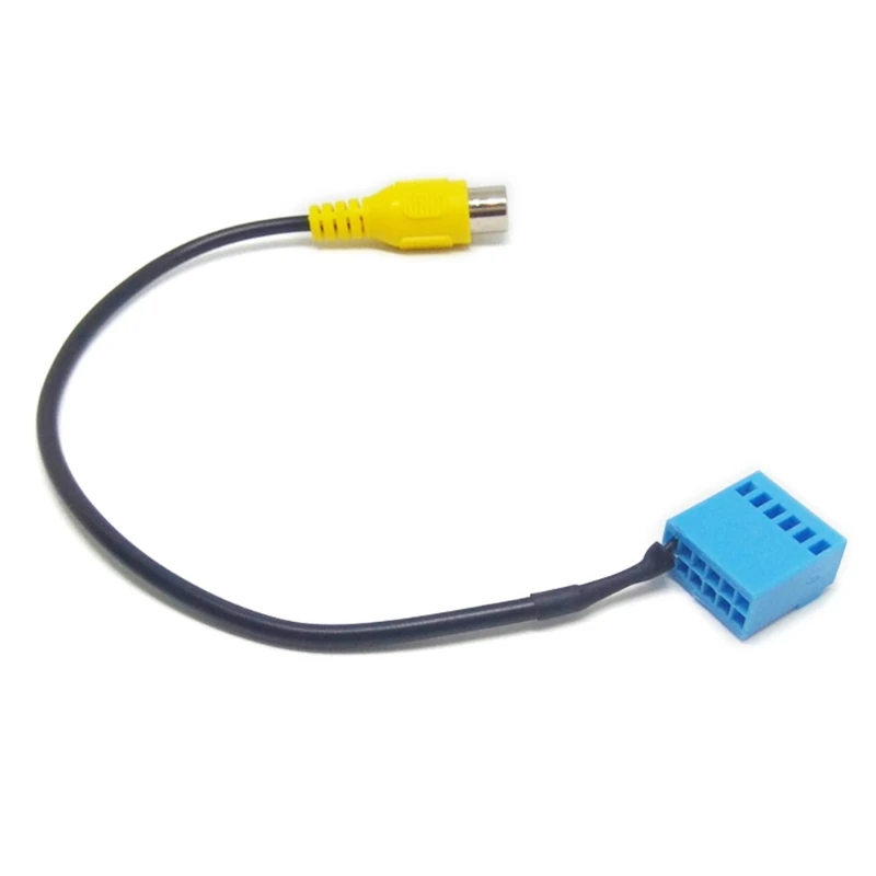 Car Rear View Camera Adapter Cable Video Connection For Skoda Volkswagen Golf VI JETTA MK5 MK6 PQ MIB RCA Line Car Acessories