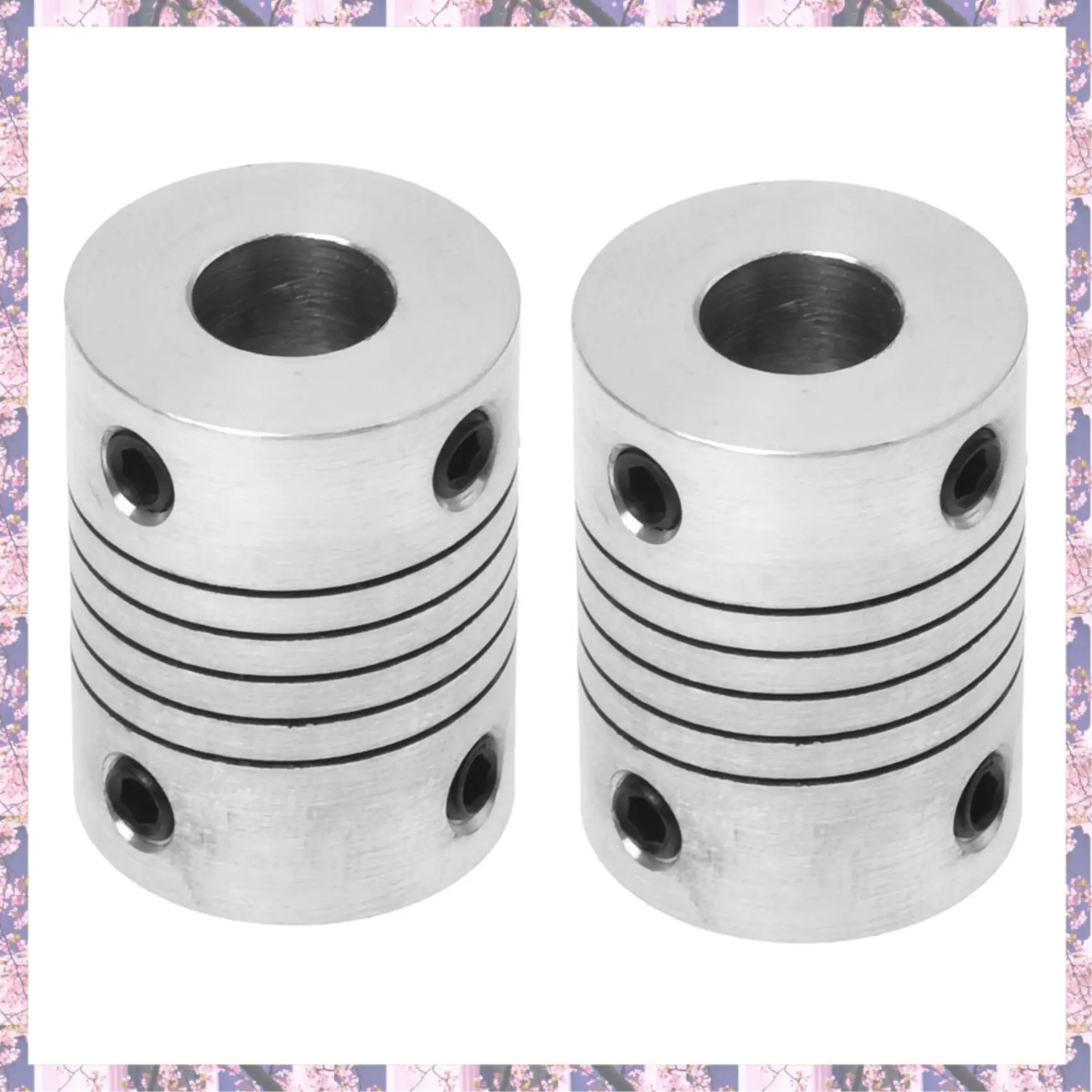 Retail 2X Motor Shaft 8Mm To 8Mm Joint Helical  Coupler Coupling D18L25