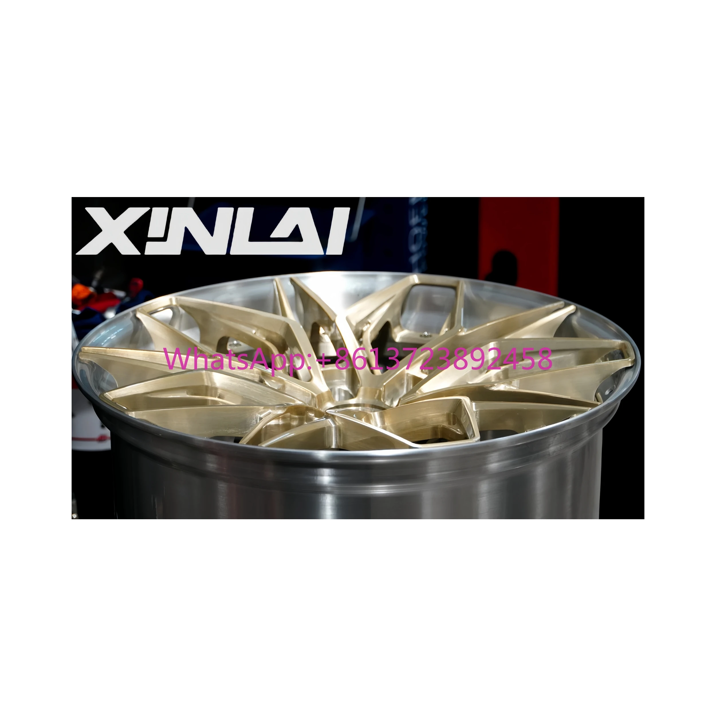 

XINLAI Hot Sale Concave Custom Brushed Forged Wheel 18 19 20 21 22 Inch 5x114.3 5x120 Inch Rims Passenger Car Wheels for Audi