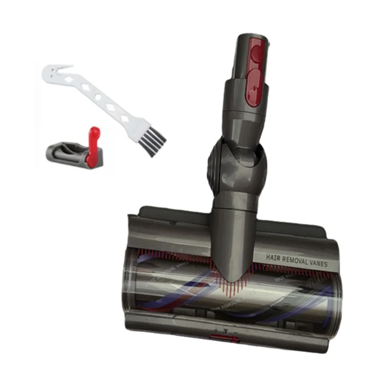 AD-быстросъемная чистящая головка с защитой от запутывания для пылесосов Dyson V7/V8/V10/V11/V15 с замком переключателя для паркетного пола