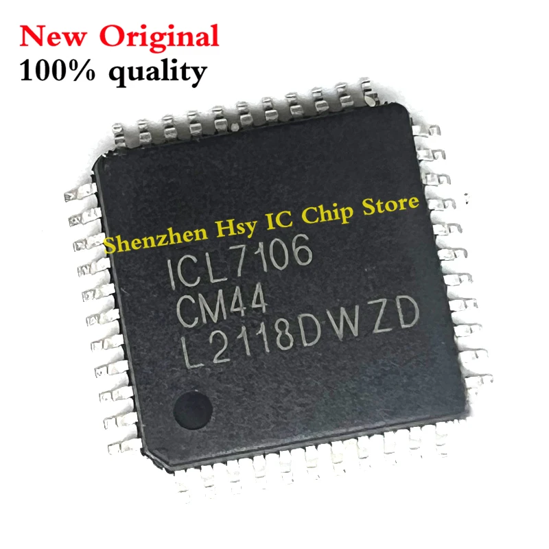 (5piece)100% New ICL7106 ICL7106CM44 QFP-44 Chipset