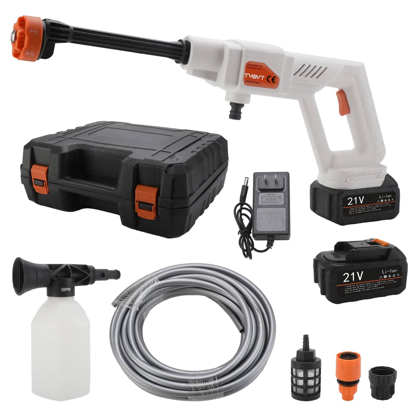 

Car wash water pipe Car wash machine Household wireless outdoor high pressure water pipe