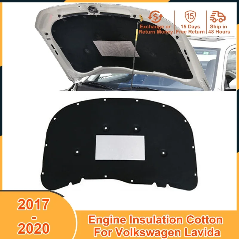 

2017-2020 Insulation Cotton Pad for VW Volkswagen Lavida 2017 2018 2019 2020 Accessories Heat Sound Cover Soundproof Firewall