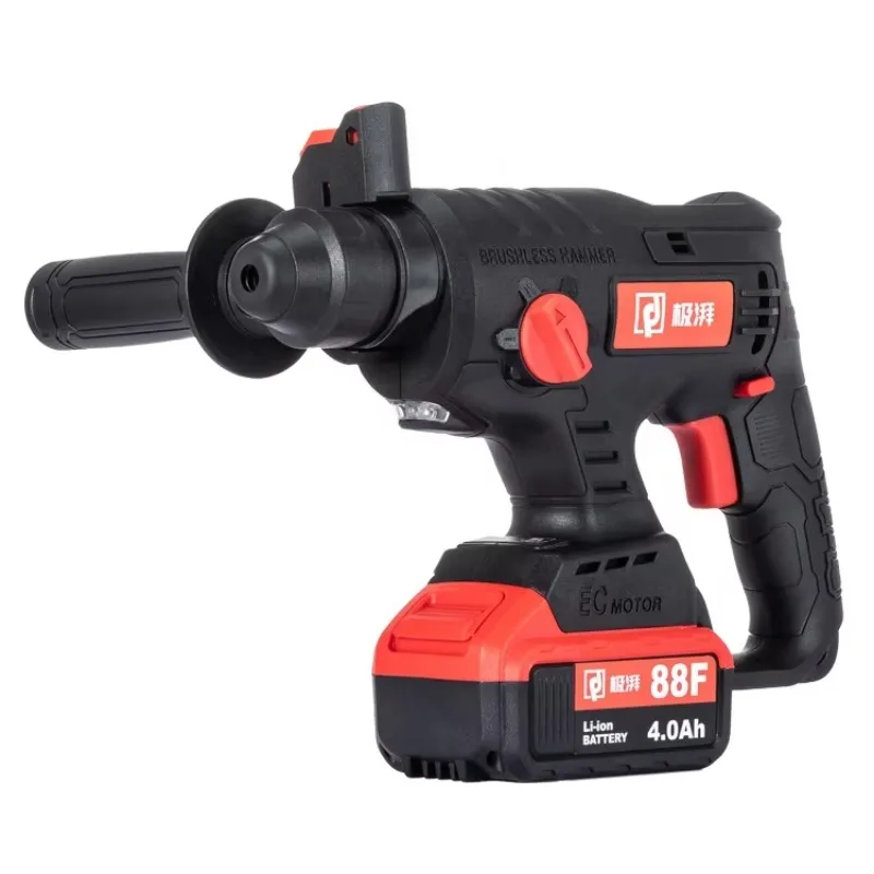 

202521v Rechargeable Lithium Battery Brushless Drills Electric Power Tools Impact Cordless Power Drill Rotary Hammer