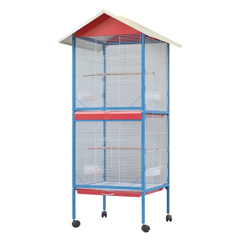 High Quality Parrot Breeding Cage Luxury Bird Mansion Villa Bird House 168cm Large Outdoor Bird Cage