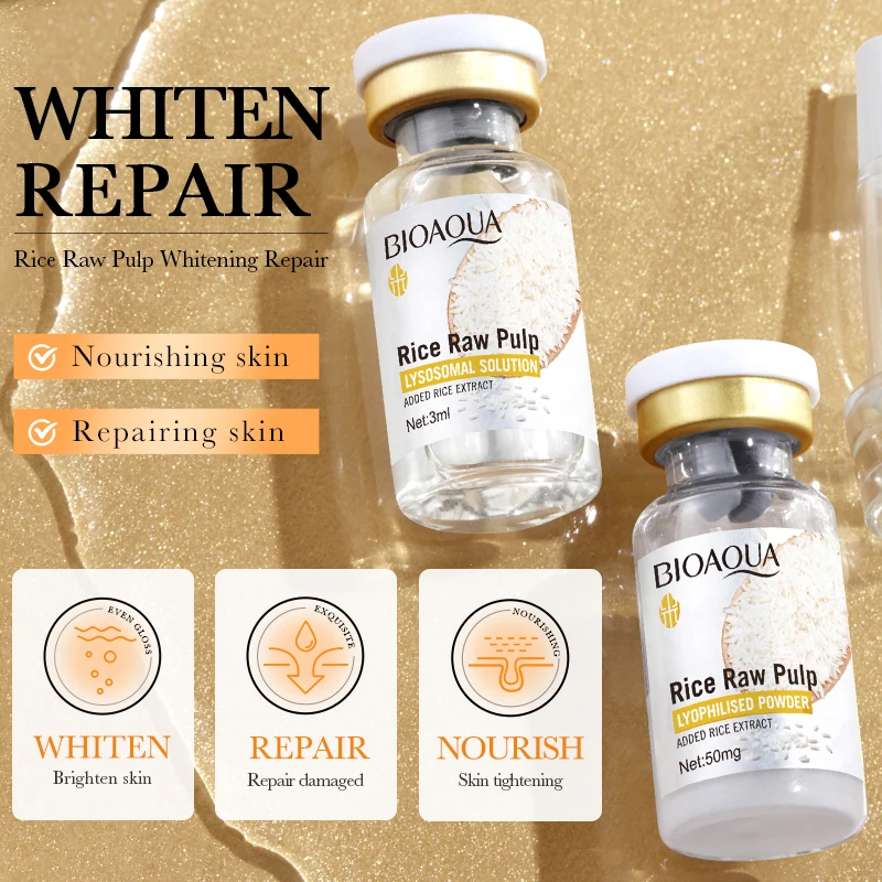 rice puree whitening and repairing freeze-dried powder set deeply nourishes, repairs damaged skin and brightens skin tone
