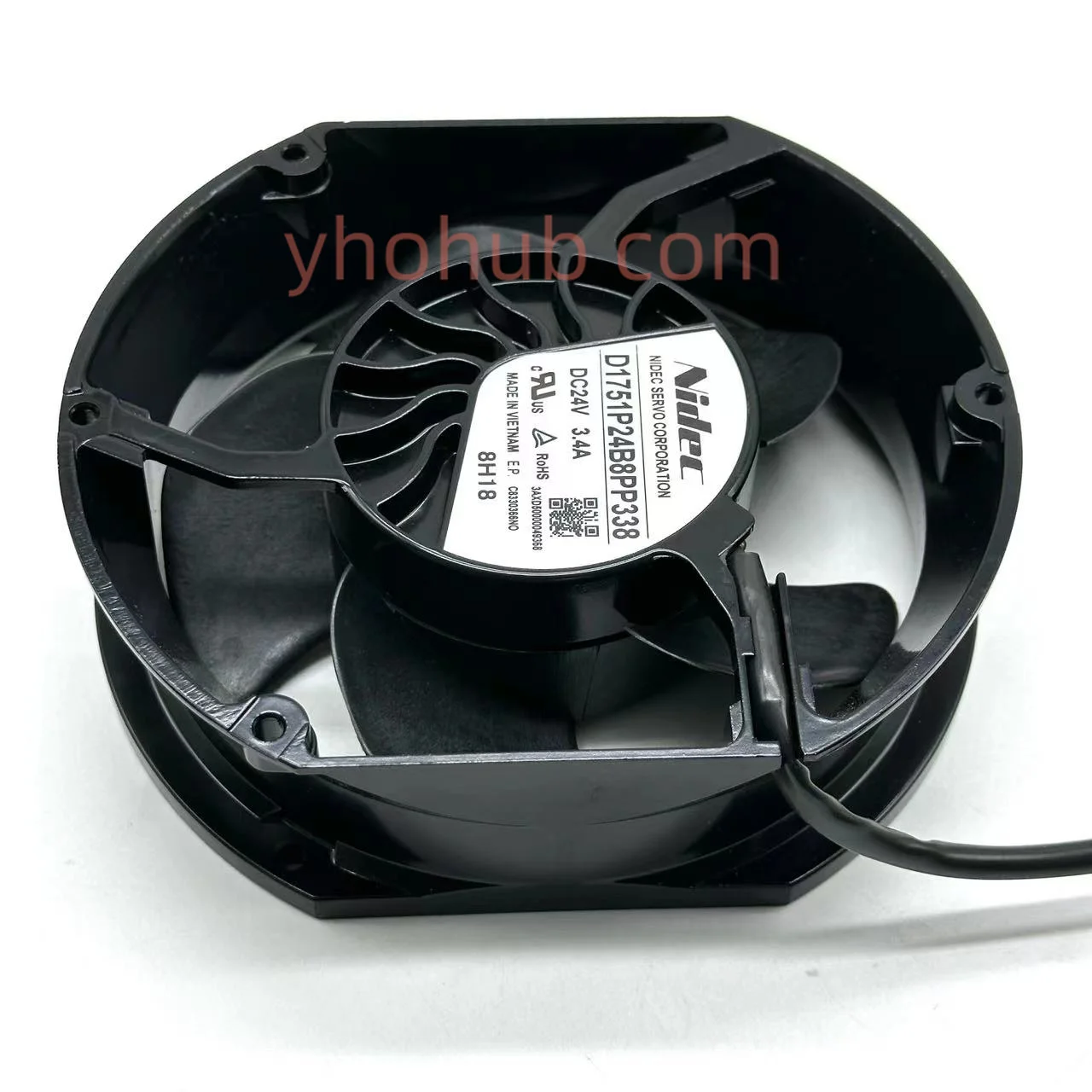 

Nidec D1751P24B8PP338 DC 24V 3.4A 4-Wire Server Cooling Fan