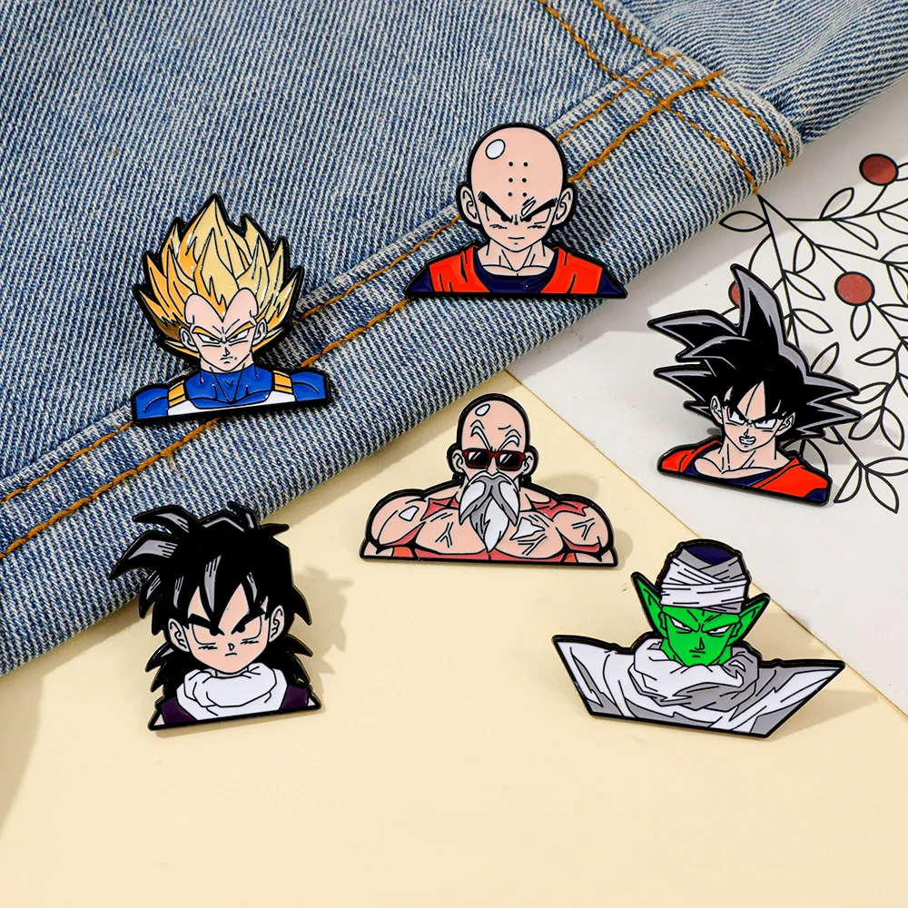 Anime Cartoon Enamel Pins Custom Brooches Lapel Badges Animal Funny Jewelry Gifts for Kids Friends