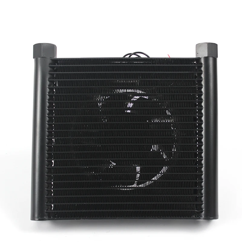 AJ1025T-CA 25L/min Flow Radiator Oil Cooling Heat Exchanger Radiator Oil Cooler for CNC Hydraulic System For VP20 VP30 Vane Pump