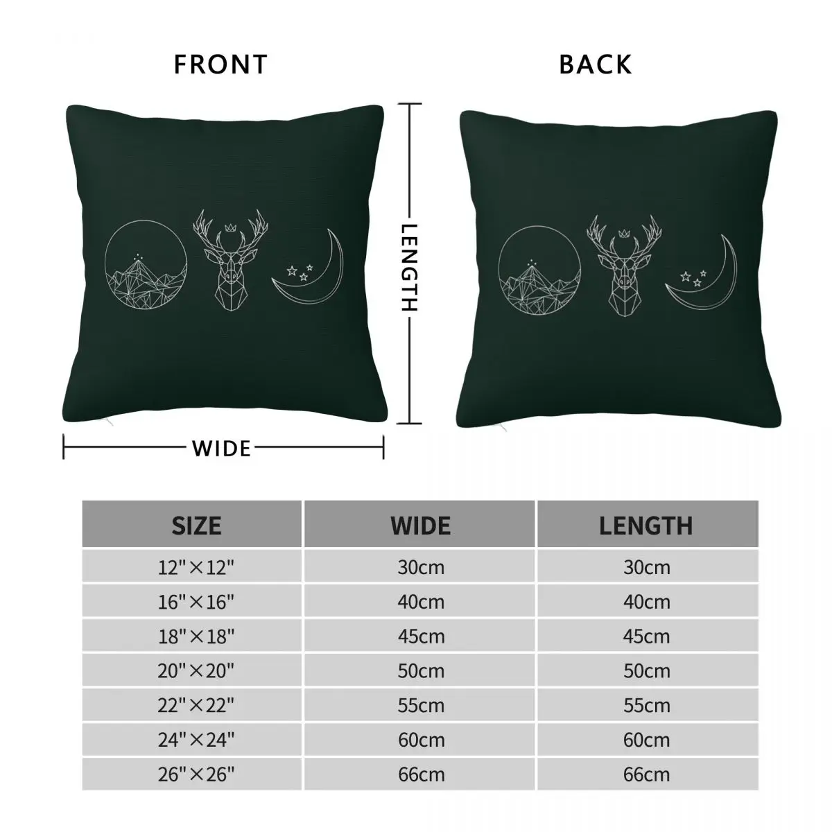 Acotar Throne Of Glass Sarah J Maas Square Pillowcase Polyester Linen Velvet Printed Zip Decor Sofa Seater 45x45