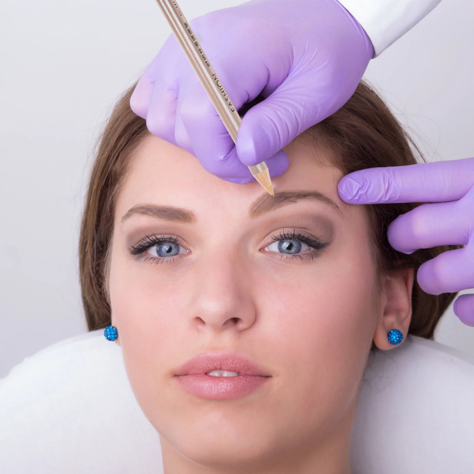 

4pcs Pens Pencils Spot Concealer Pencils Wood Material Lightweight Portable Durable Makeup Artists Business Travel