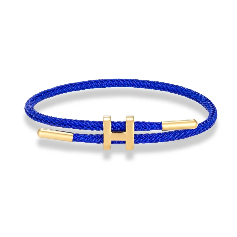 Mehrfarbiges Edelstahl-Drahtseil Verstellbares Armband Wasserdicht Nicht Verblassend Luxuriöser Minimalistischer Paarschmuck Geschenk für Männer Frauen
