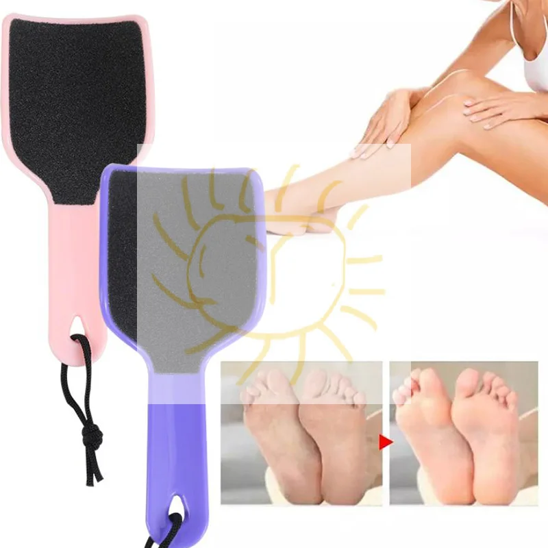 湾曲したフットファイル、足の角質除去、両面プロフェッショナルペディキュアフットファイル、U字型フットサンダー、スクラバー