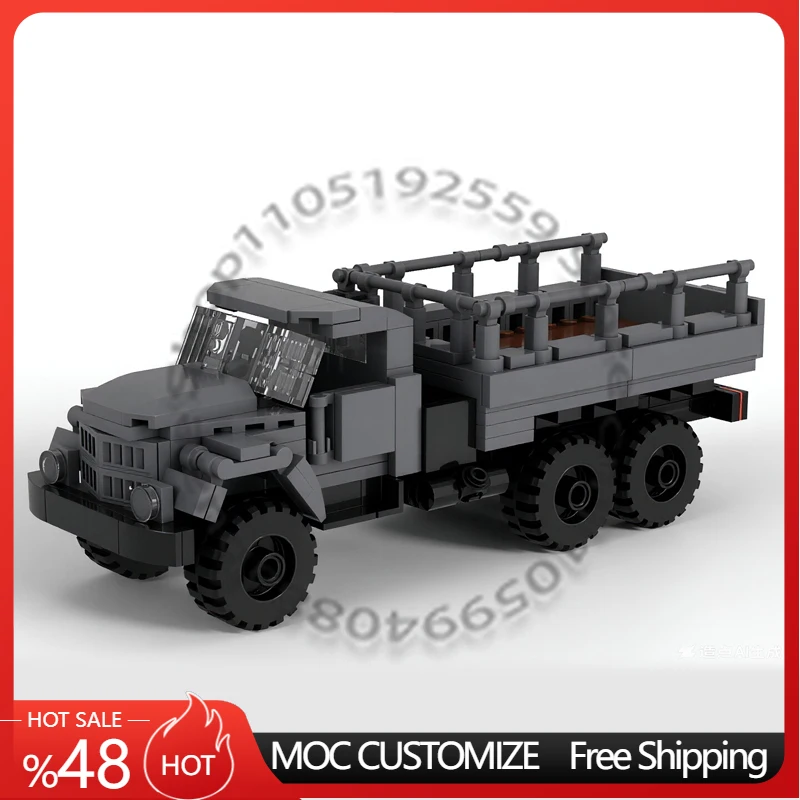

318PCS Speed King Heavy-Duty Off-Road Truck MOC Customize Modular Building Block Kids Creative Design DIY Boys Toy Birthday Gift