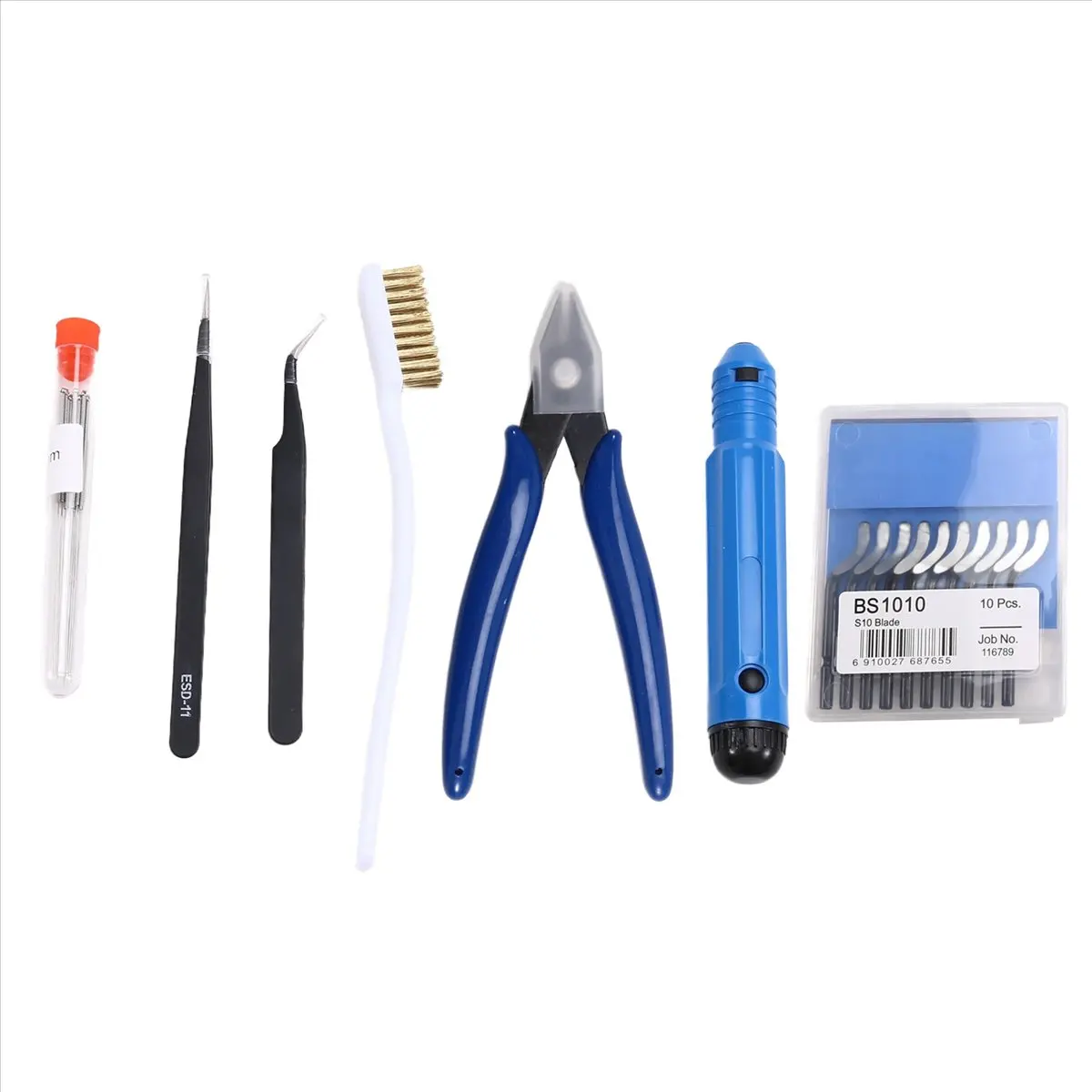 (DT37) 3D Printer Nozzle Cleaning Kit with Pliers, Cleaning Brush, and Deburring Tools for Efficient Unclogging and Maintenance