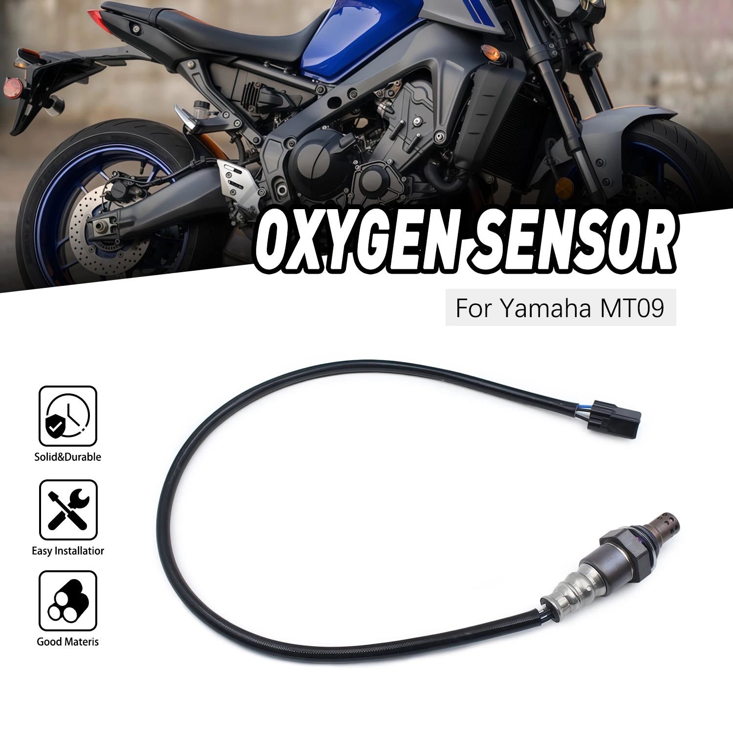 

For Yamaha MT-09 850 A 2020 Tracer GT 59C8592A00 Motorcycle Motorbike Accessories Oxygen O2 Sensor