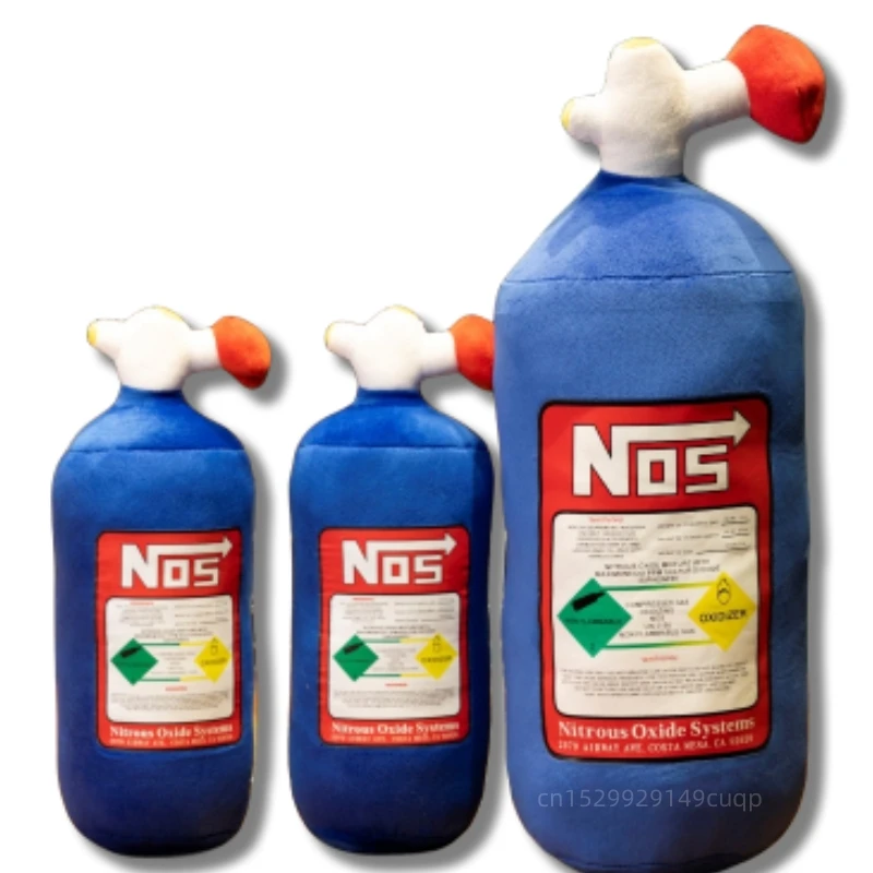 Lachgas Flasche Feuerlöscher Annihilator Plüsch Kissen Gefüllte Kissen Auto Kopfstütze Rücksitz Nackenstütze Geschenke Spielzeug
