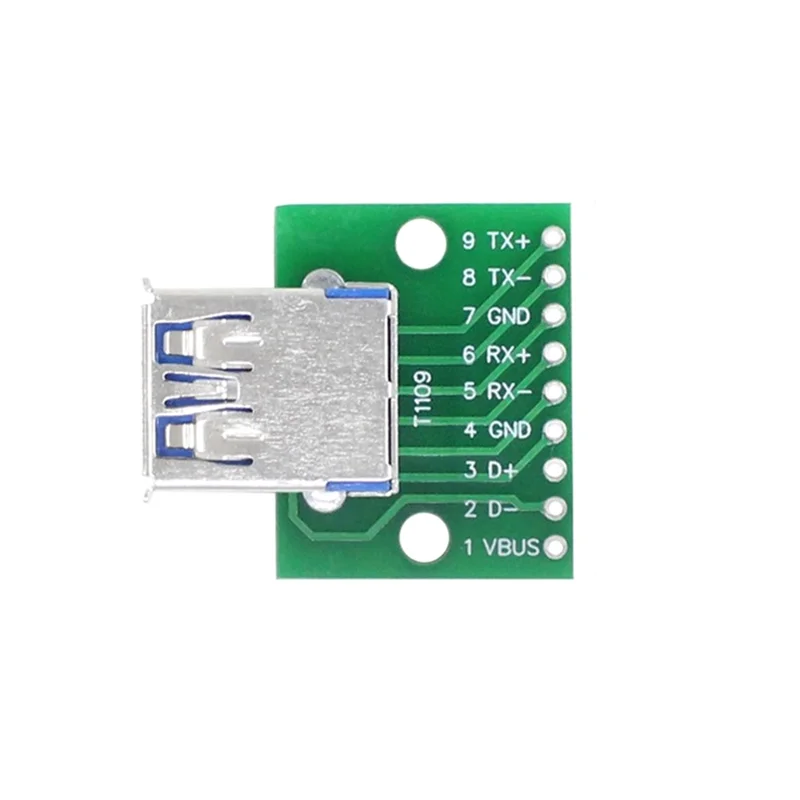 Usb 3.0 Female To Dip Pin Test Board Usb 3.0 To Dip Power Adapter Board Module Usb 3.0 Adapter Board Converter