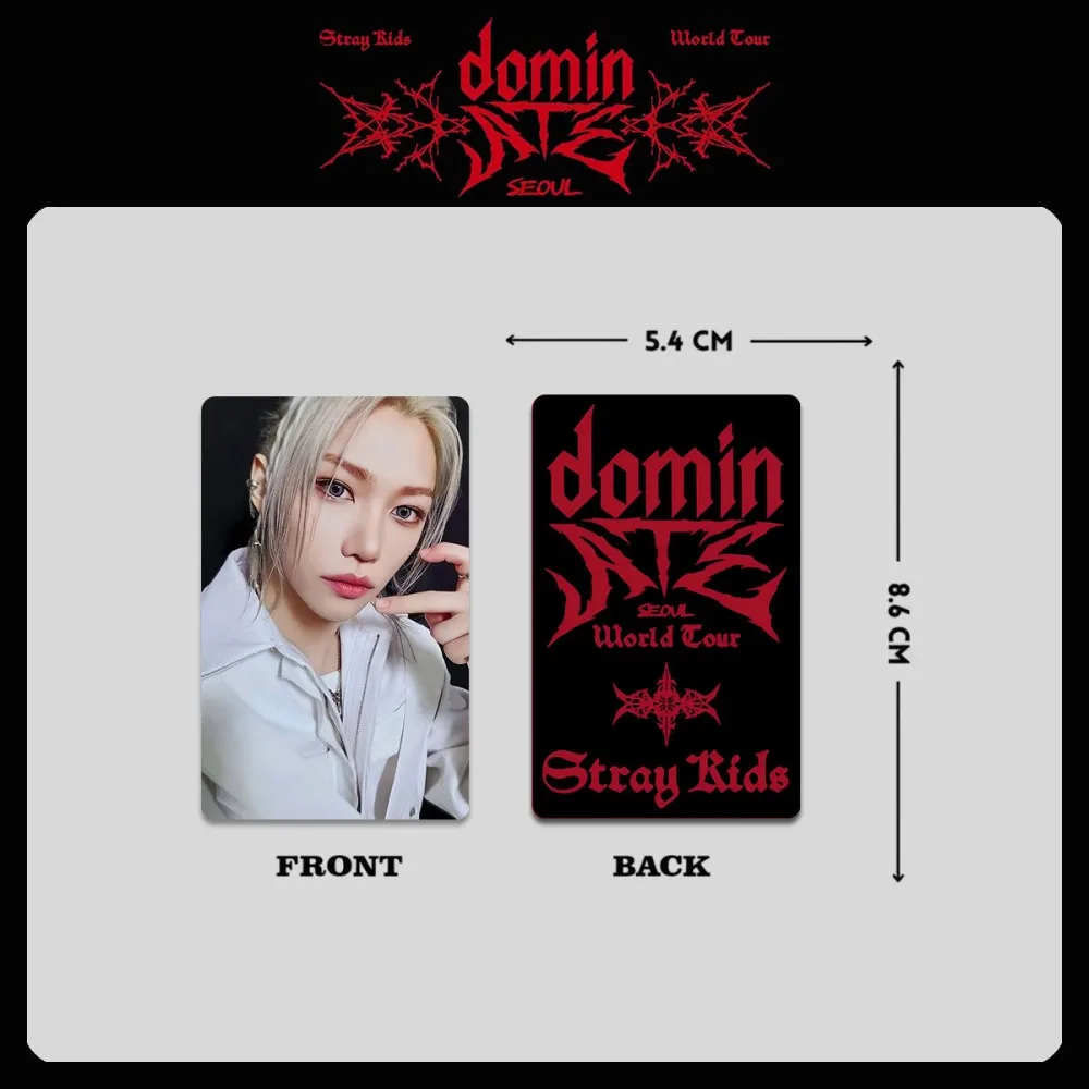 

STRAY KIDS Concert DOMINATE WORLD Kpop TOUR Seoul Edition DVD World Tour Mini Poster skzoo Exclusive Card