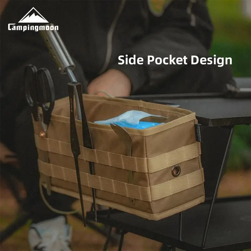 

Outdoor Camping Picnic Table Side Hanging Bag Desk Storage Box Hanging Beside Organizer Tableware Clothes Storage Bag for Hiking