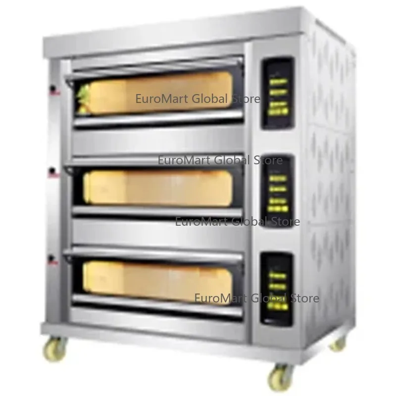 Commercial Kitchen  Oven Bakery Machine Equipment Baking Oven Bread Cake Deck Oven for Sale