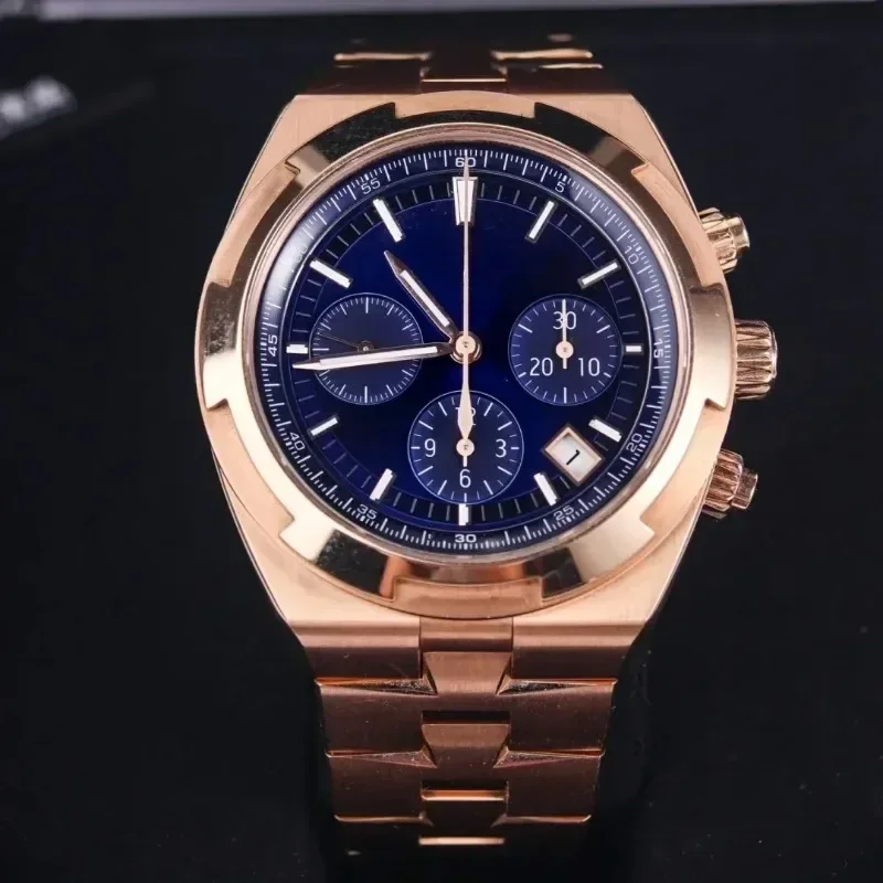 2024 Luxury Men's Automatic Mechanical Fashionable and high-quality Watch Black Blue Timing waterproof Sports Sapphire Mirror