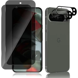 Privacy Screen for Pixel 9 Pro XL 5G for Tempered Glass Anti-Spy Screen Film for Google Pixel9 Pro 9 Pro(Support Fingerprint)