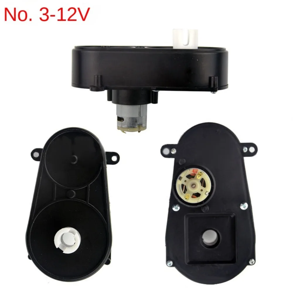 

Children's Electric Vehicle Steering Shaft Motor 12V Plastic Servos Motor Gearbox Easy to Install Ride on Toys Steering Box