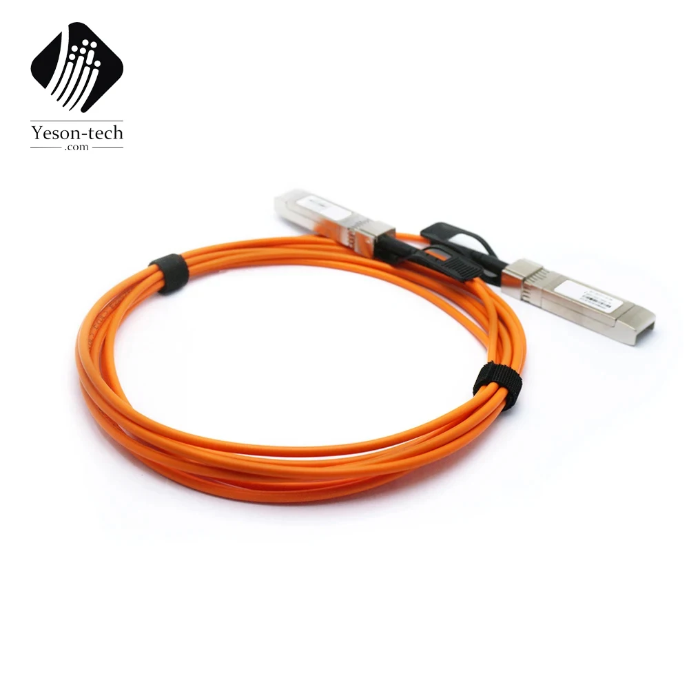 Yeson 10G SFP+ to SFP+AOC OM2 3M/5M/7M LSZH Active Optical SFP Cable(AOC) for Cisco,MikroTik,Ubiquiti...Etc Switch Fiber Optic