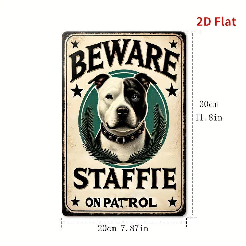 1pc Vintage aluminum Sign 
