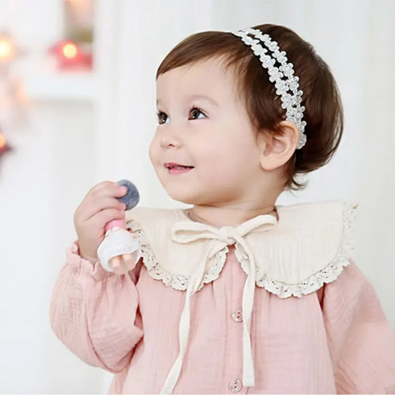 

Girls Double Row Flower Diamond Sequins Headband Hairband Tiara Princess Party Birthday Wedding Crown Hair Jewelry Accessories