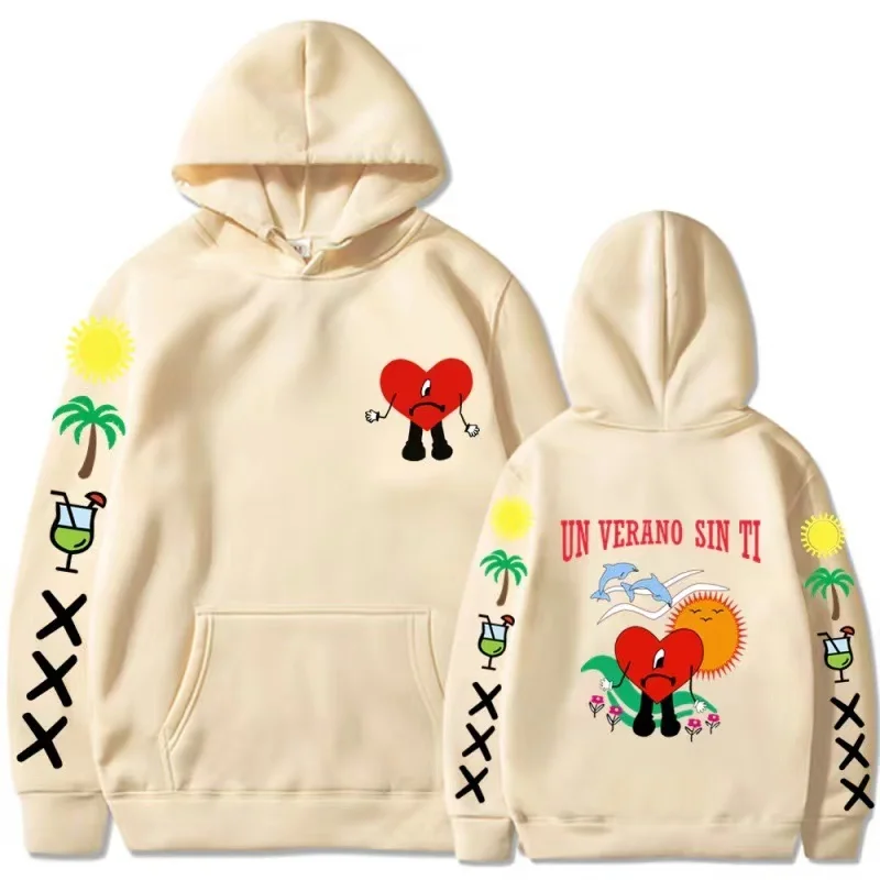 

2024 new un verano sin ti bad bunny new album hoodie Hoodie for men and women