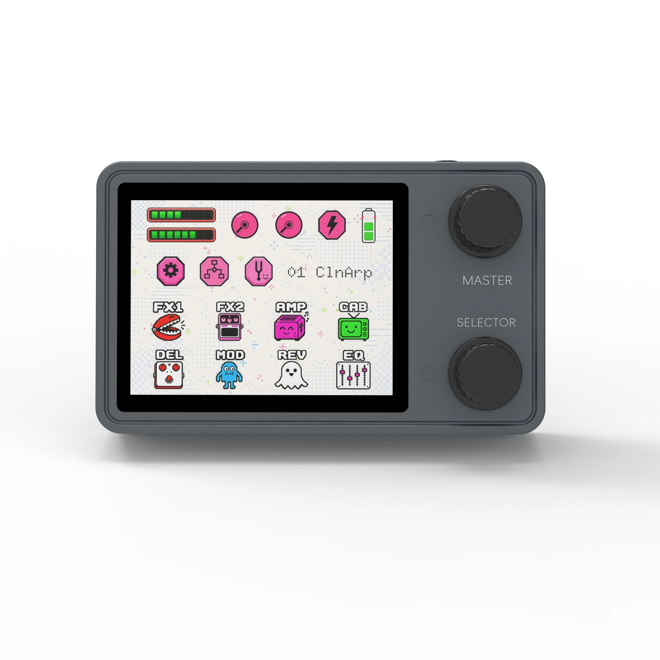 LIVTRA NANOCORE Ultra-Portable 126g Multi-Effects Processor & Amp Modeler with Touchscreen, NAM/IR Support & 10H Battery