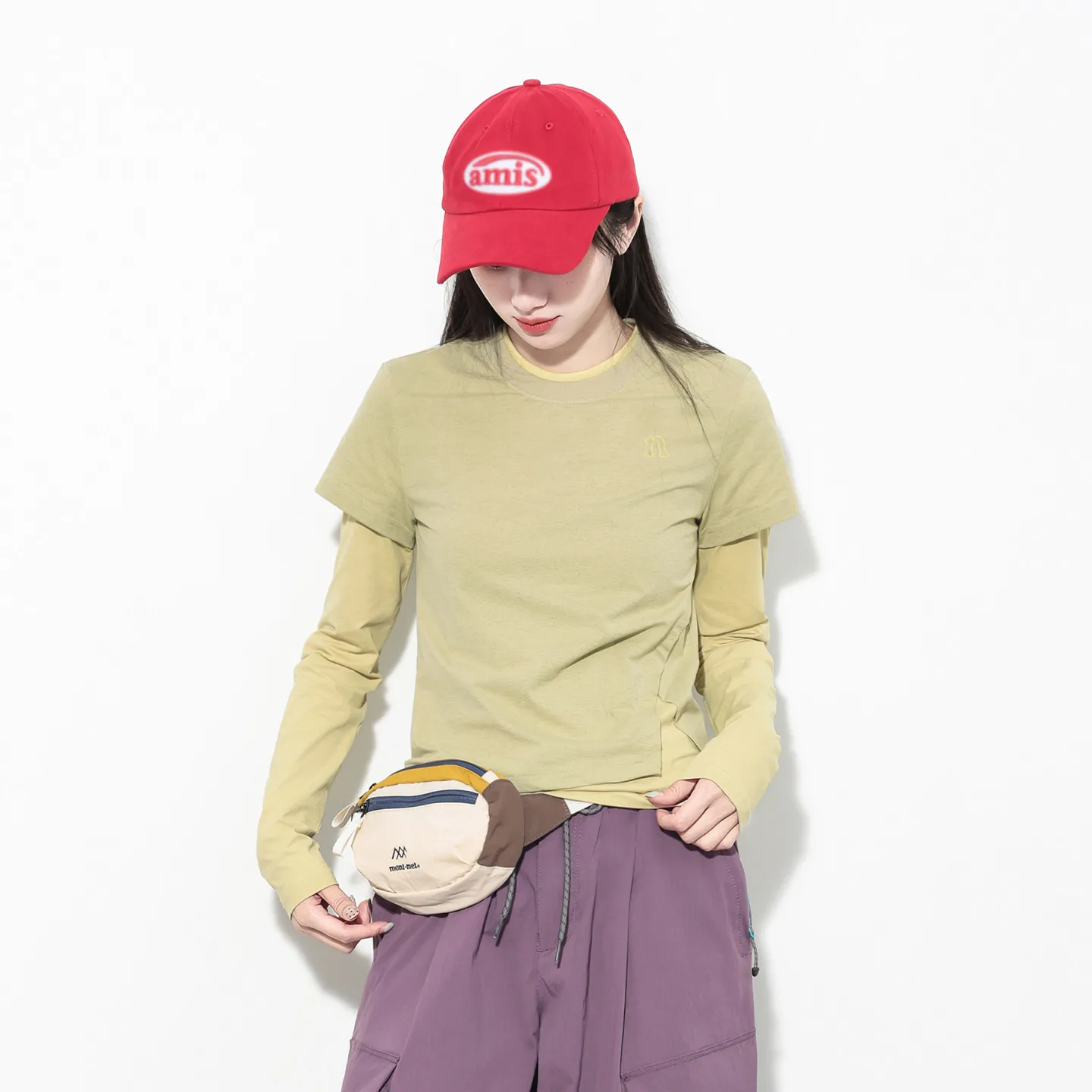 Women Long Sleeve Quick Dry Sport T-shirts Sweet Girl Y2k Streetwear Outdoor Fashion Splice T Shirts Spring Autumn Tops