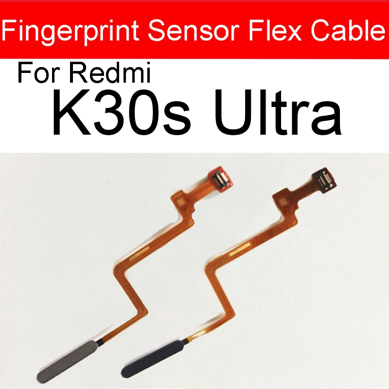 Finger Print Sensor Connector For Xiaomi Redmi K30 K30i K30S Ultra K40 Pro Gaming Power Button Fingerprint Flex Cable Parts