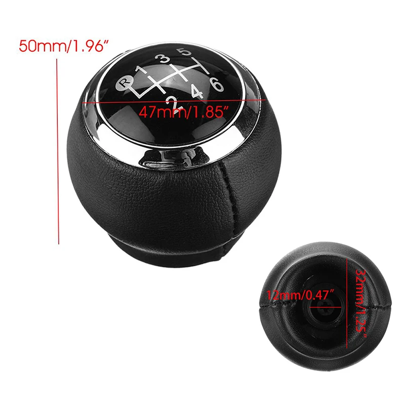 6 Speed Car Gear Shift Knob Lever Shifter Stick Handball For Toyota Corolla E12 E14 RAV4 Avensis T25 T27 Yaris Auris E15 E18