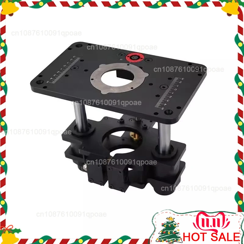 GD7Router Lift for 65mm 69mm Wood Router Table Set Up Lift with Plate Precision Woodworking Tool