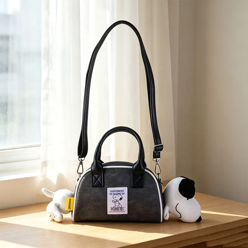 Snoopy Doll Crossbody Bag Kawaii Large Capacity Portable Handbag Storage Bag Ins Korean Cartoon Anime Friends Birthday Gift