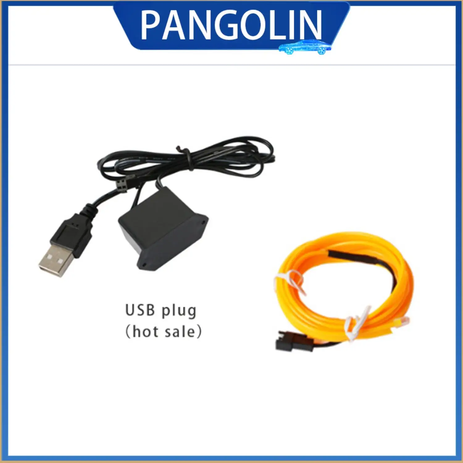 

Автомобильный 5-метровый светодиодный атмосферный светильник PANGOLIN с USB-приводом (с монтажным скребком) - Золотой декор салона автомобиля, автозастежка и зажим