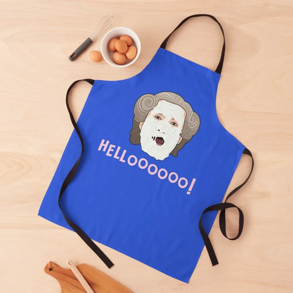 

Mrs Doubtfire Hello Apron Useful Things For Kitchen Art Apron
