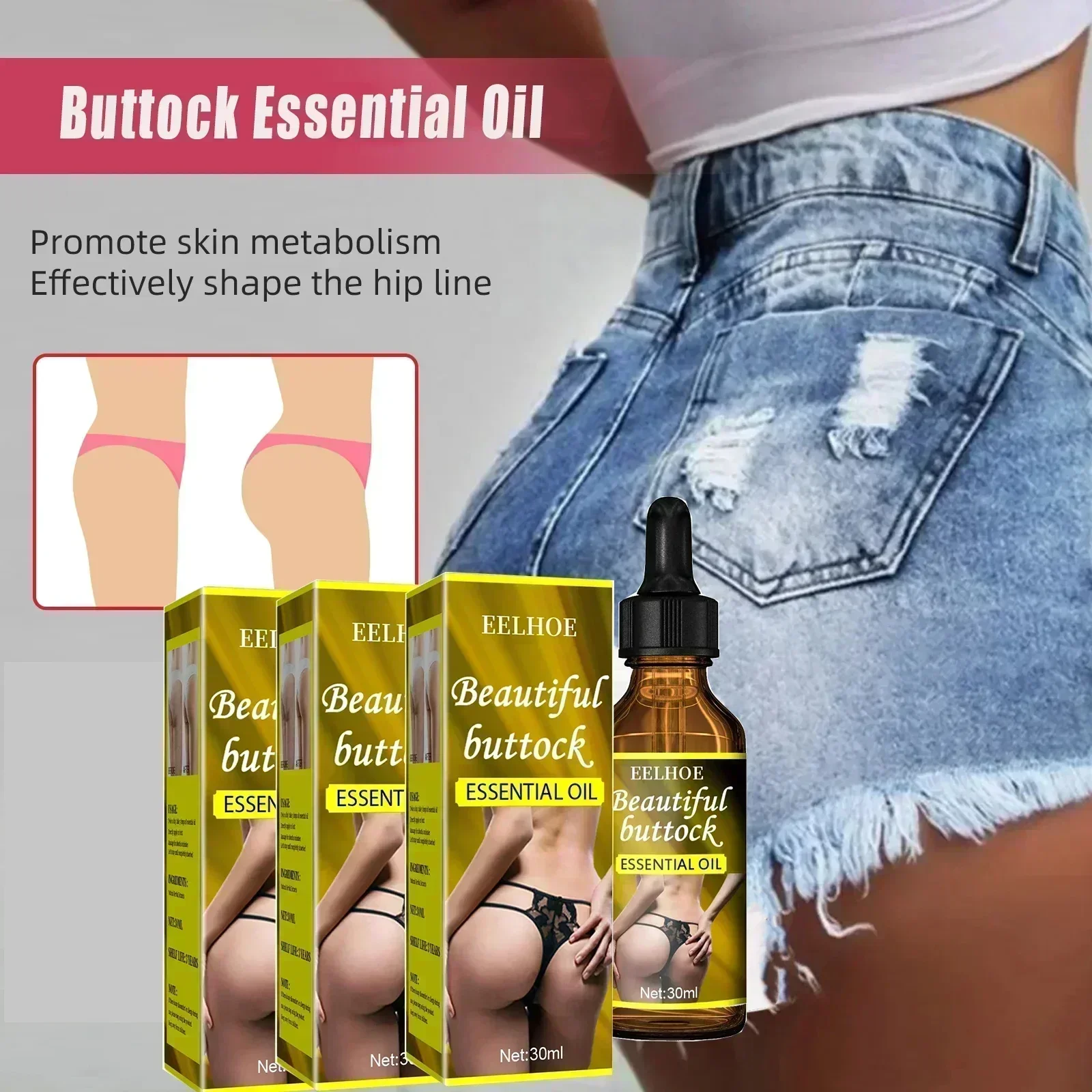 Sexy Hip Lift Up Buttock Breast Enhancement Hips Enlarge Hip Fat Cells Get Bigger butt By Walking