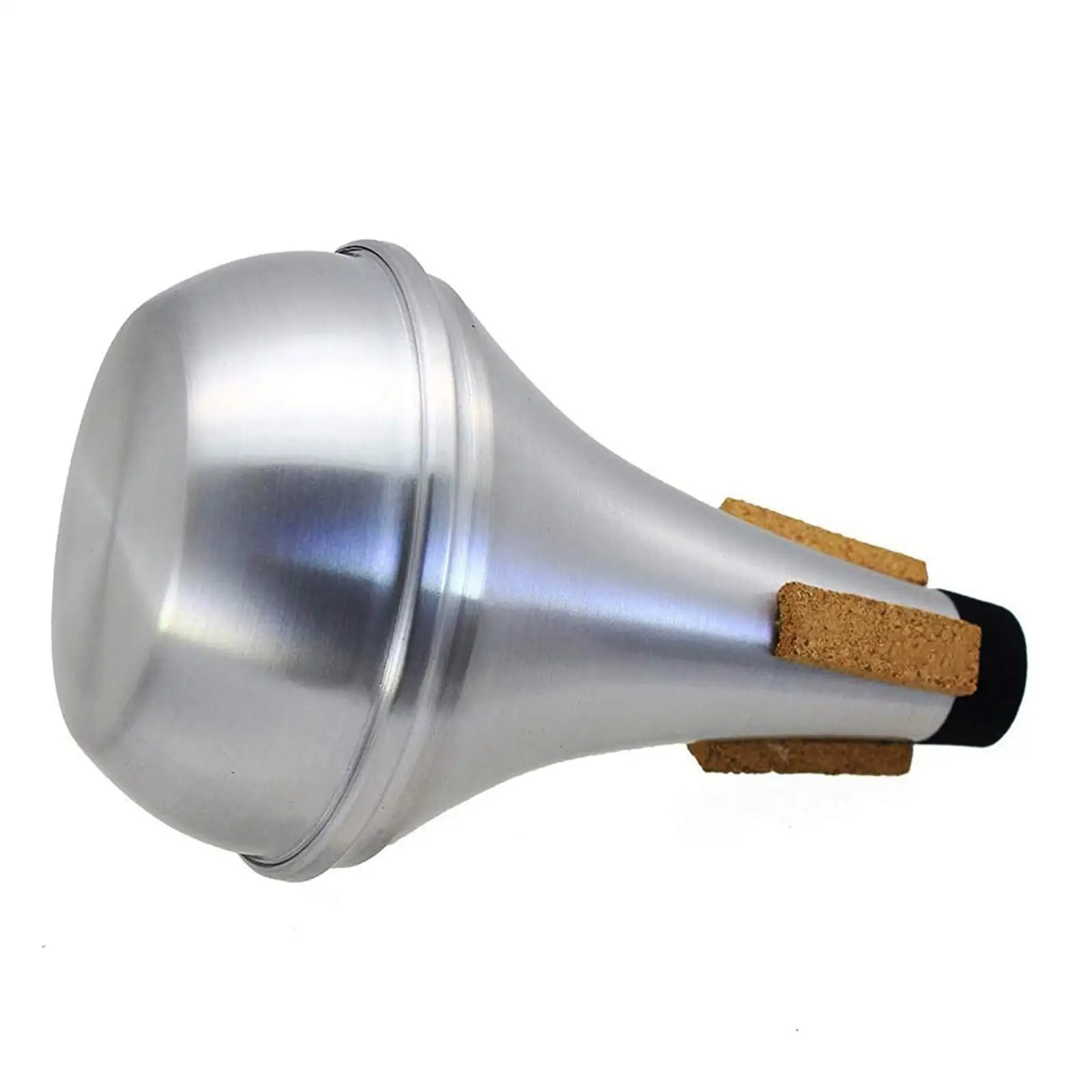 Professional Straight Mute for Trumpet Practice with Aluminum Cork Build and Compact Dimensions for Jazz Players and Quiet Home