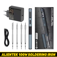 ALIENTEK T80P/T80 Electric Soldering Iron 100W Digital Display Automatic Sleep BGA Precision Soldering Iron Repair Tool