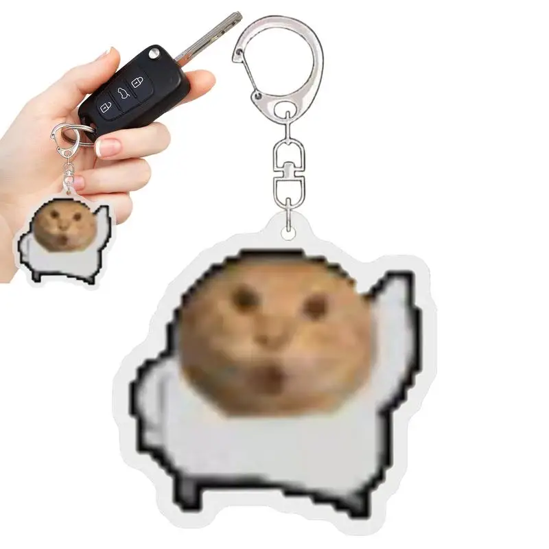

Funny Cat Keychain Acrylic Funny Cute Keychain Charm Small Animals Pendant For Teens Kids Adults Daily Travel Parties Birthday