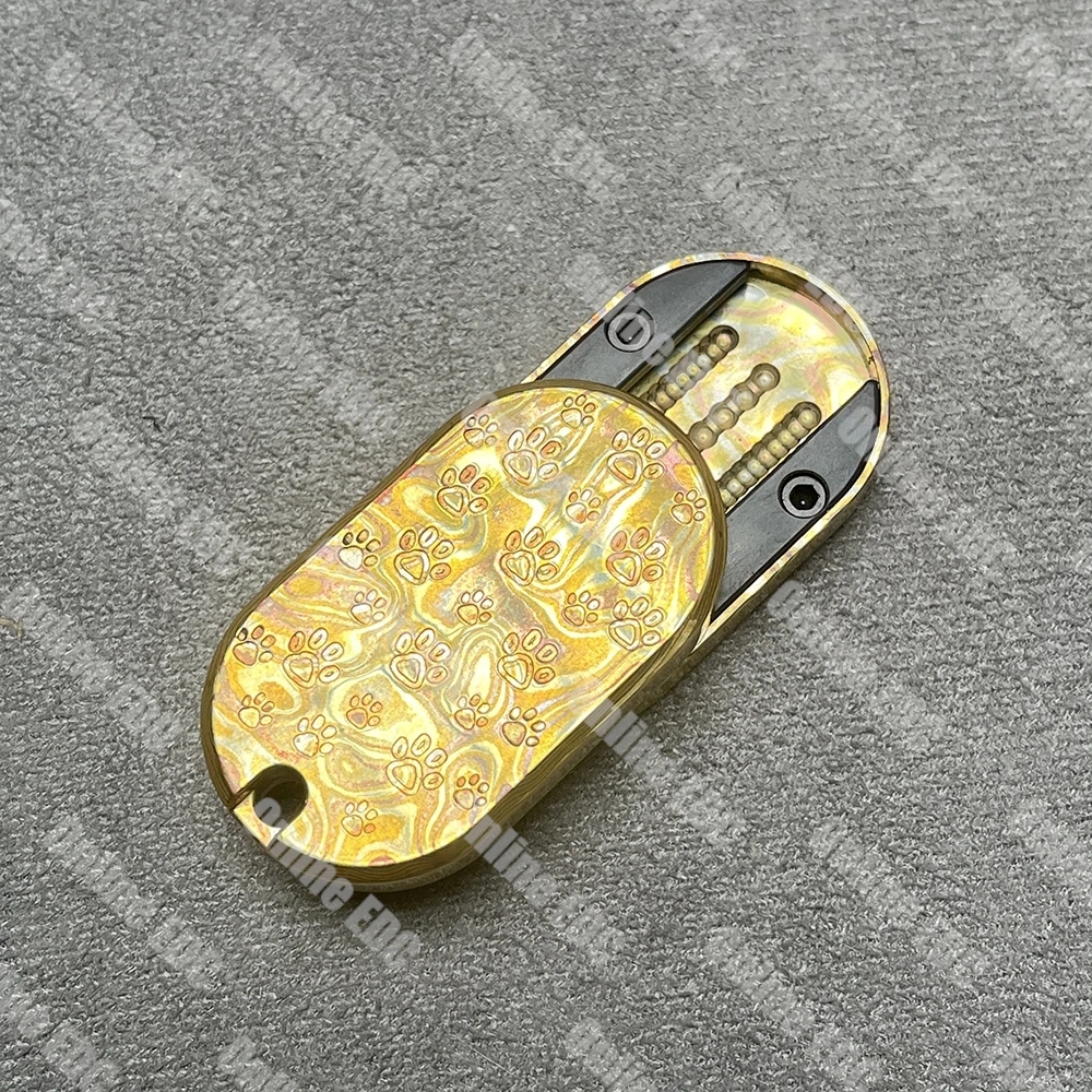 Używane zabawki EDC FZEDC Mokume F2 Fidget Slider ręczny Spinner zabawka antystresowa zabawki sensoryczne dla dorosłych Push Slider