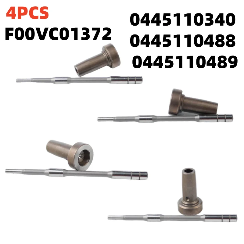 China Made New 4PCS F00VC01372 Car Fuel Injector Valve Set 110 Series CRI2-16 For Injector 0445110340 0445110488 0445110489