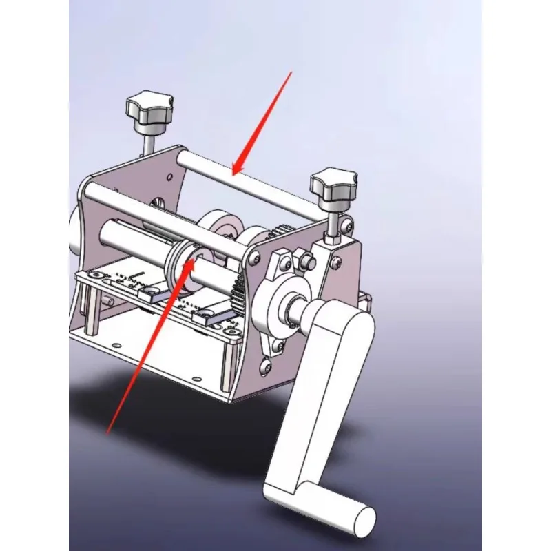 Manual Edge Band Strip Splitting Machine Mini Hand Crank Dust Free Burr Less Compatible Electric Drill Woodworking Equipment