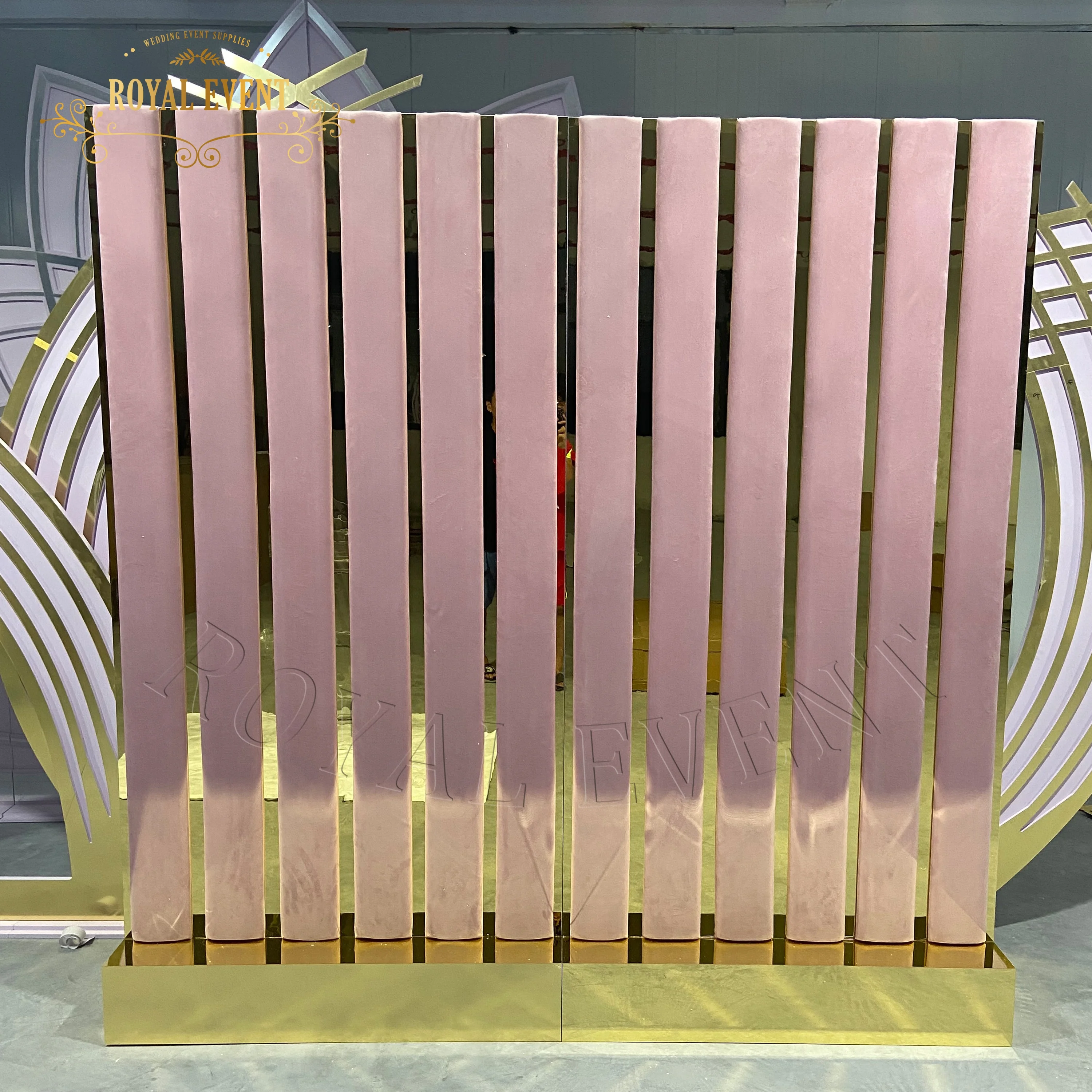 

Customized event supplies acrylic background rack wedding background board decoration birthday party balloon display rack